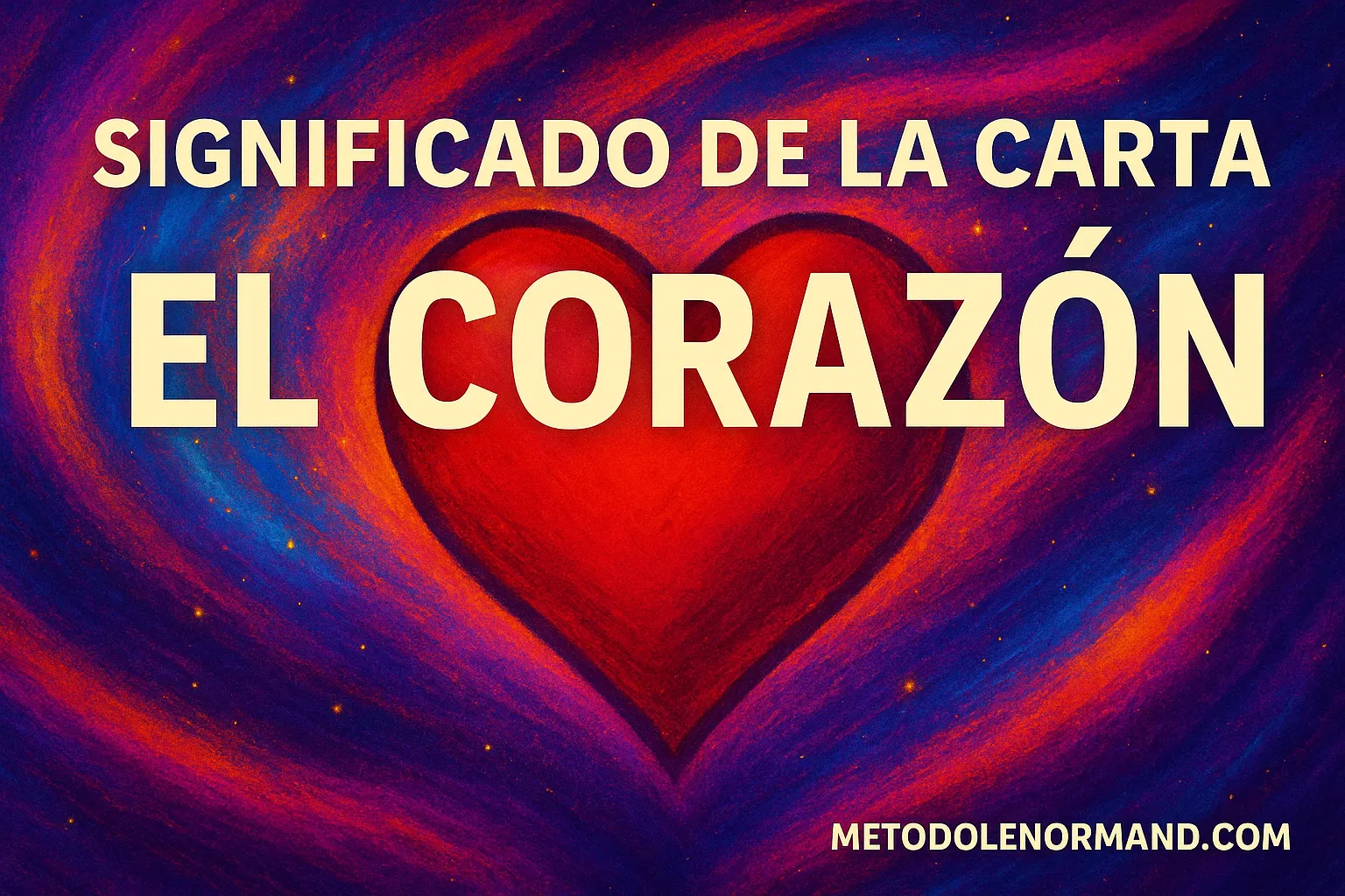 Carta del Corazón Lenormand: emociones profundas y conexión auténtica