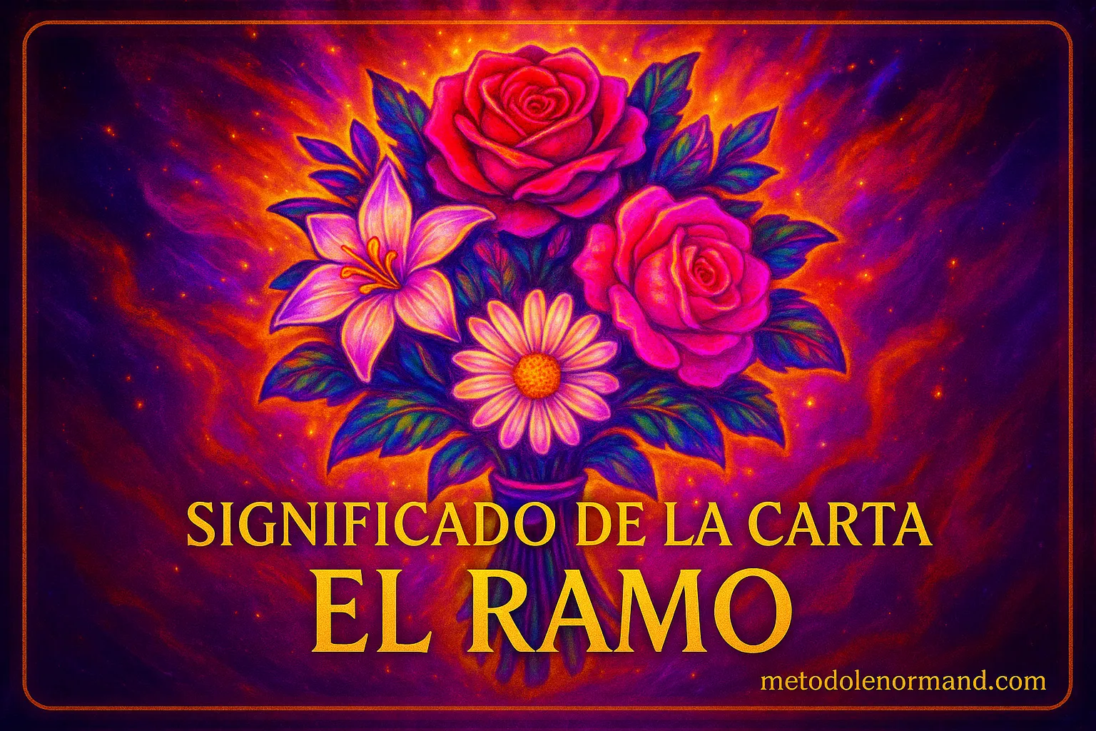Carta del Ramo Lenormand - Gratitud y belleza
