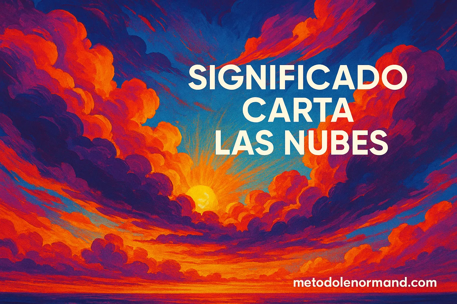 Carta Nubes Lenormand Significado: incertidumbre, transición y la búsqueda de claridad