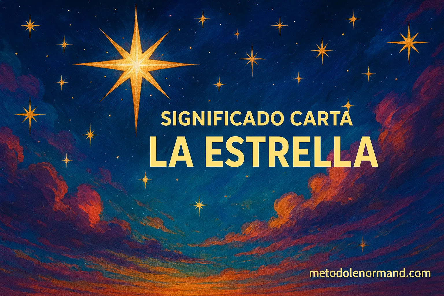 Carta de la Estrella Lenormand: claridad, guía y confianza en el destino