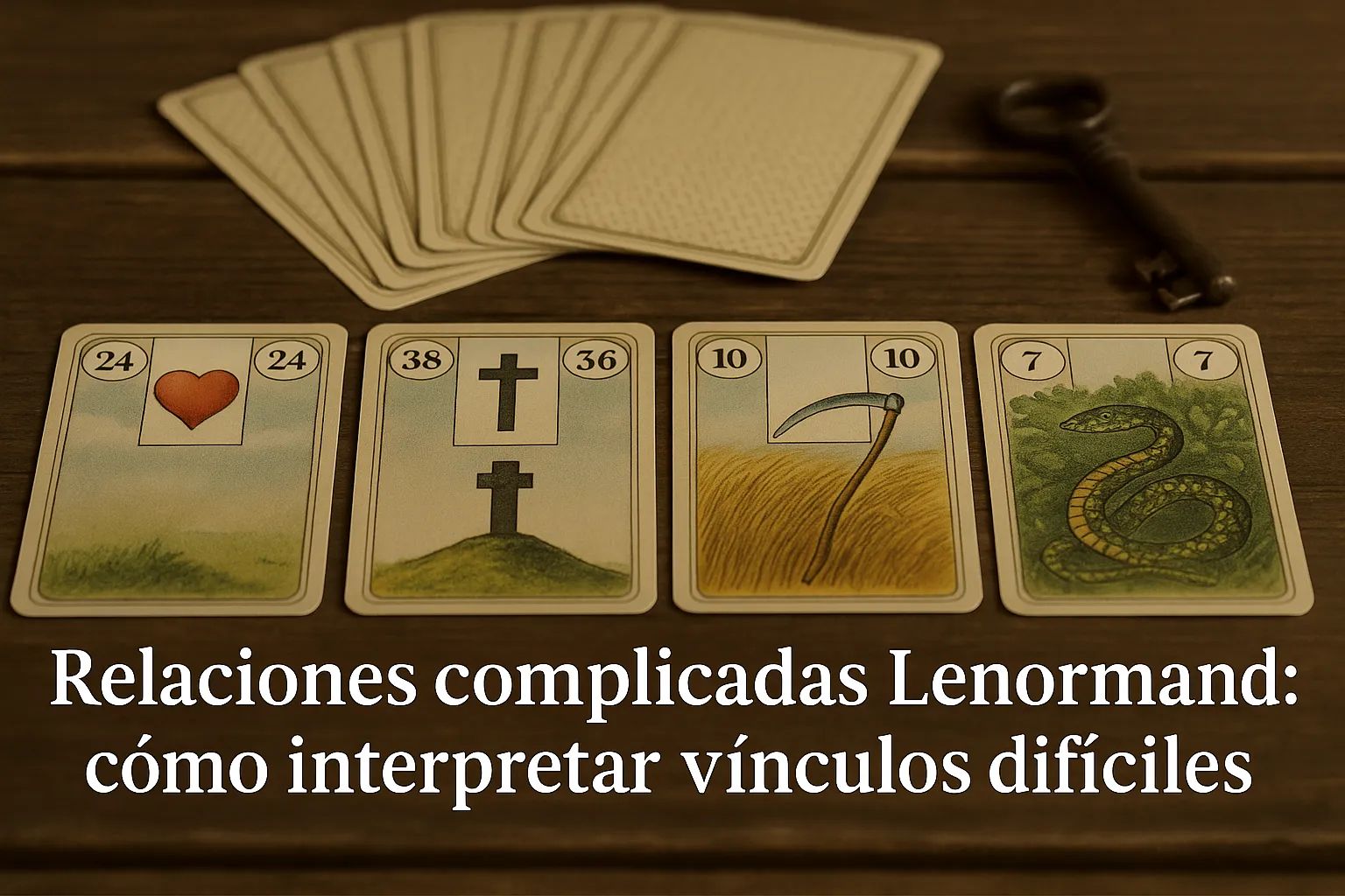 Relaciones complicadas Lenormand: cómo interpretar las cartas en vínculos difíciles