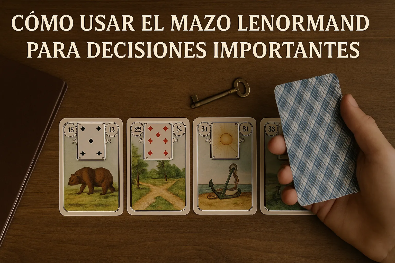 Cómo usar el mazo Lenormand para decisiones importantes
