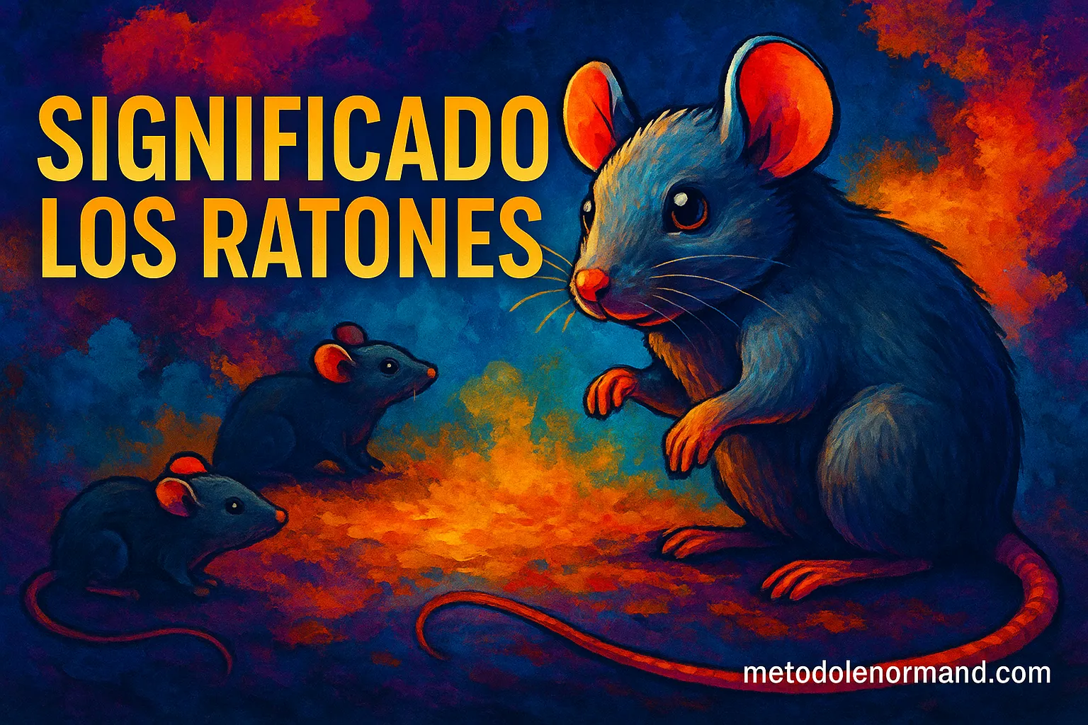 Carta de la Rata Lenormand Significado: precaución, desgaste y atención al detalle