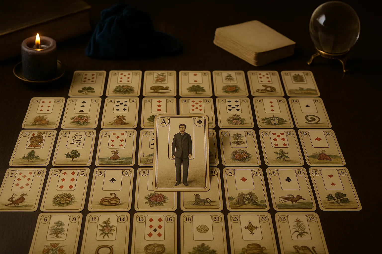 ¿Qué es el Gran Tableau en Lenormand y cómo interpretarlo correctamente?