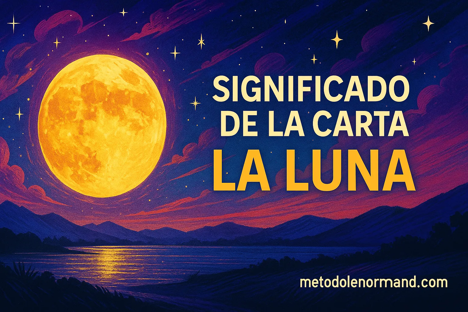 Carta de la Luna Lenormand: intuición, emociones y reconocimiento