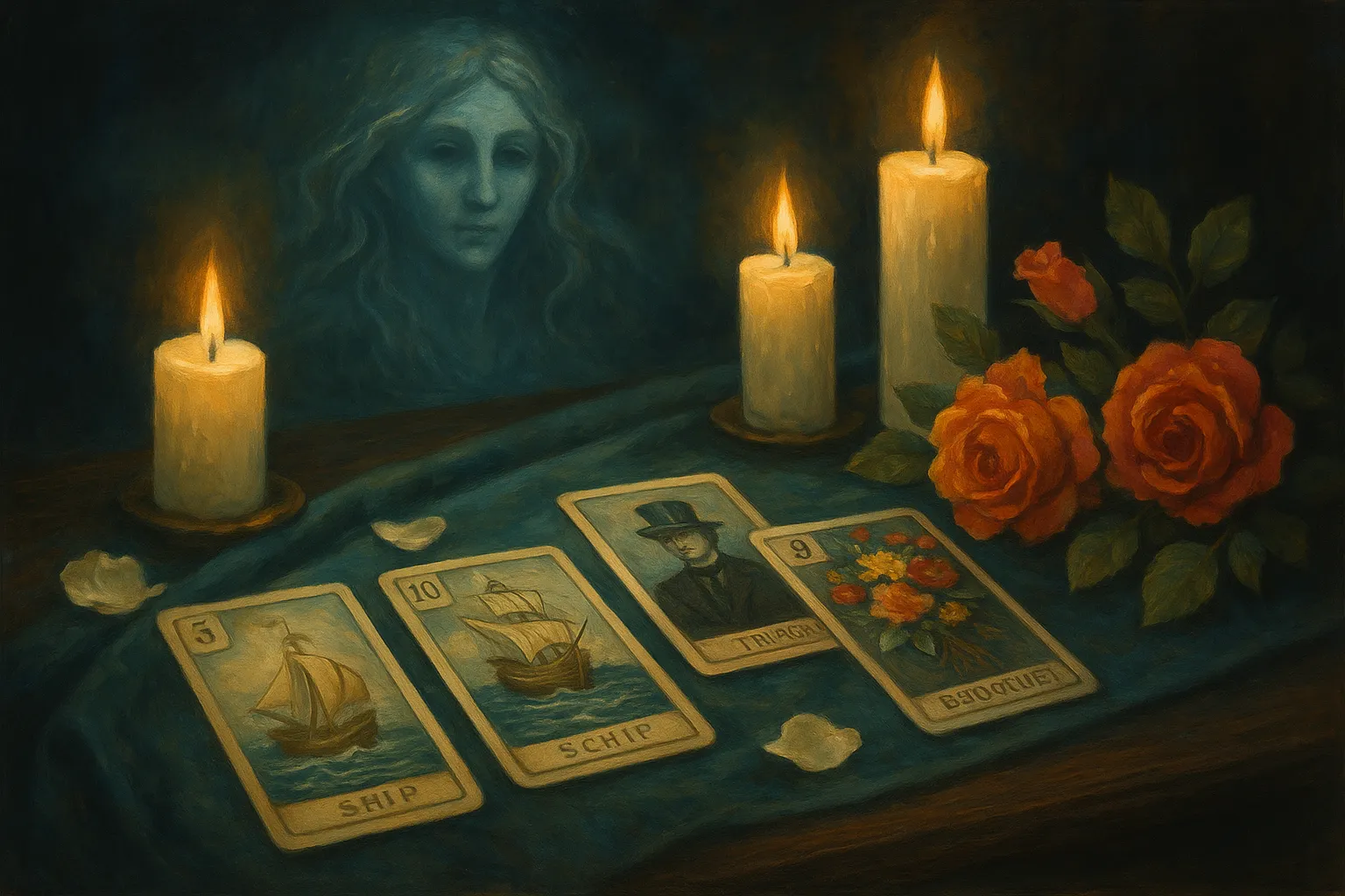 La Tirada del Velo: Cómo las Cartas Lenormand Revelan Mensajes de los Espíritus