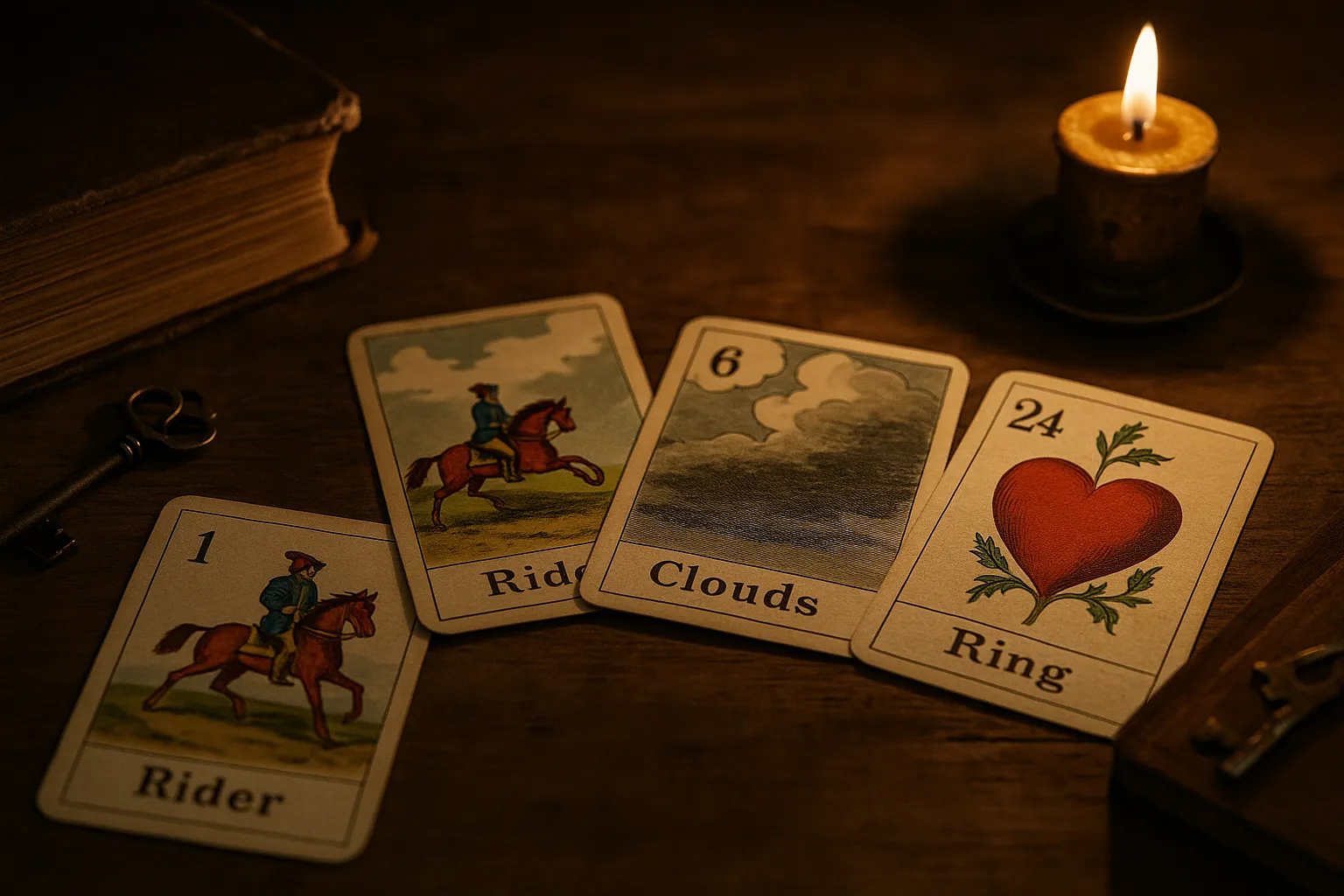 Diferencias entre Tarot y Lenormand: cuándo elegir uno u otro en una lectura