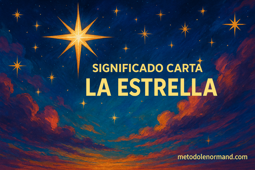 Significado de la carta La estrella en el Método Lenormand