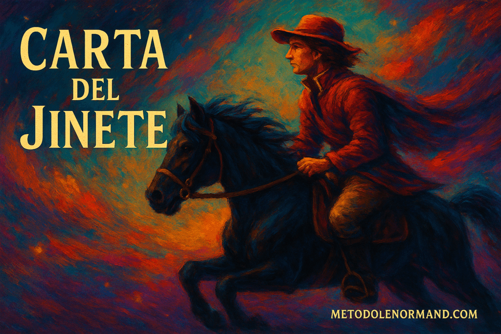 Significado de la carta el Jinete en Lenormand