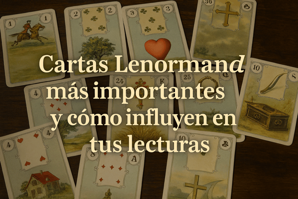 Cartas Lenormand más importantes y cómo influyen en tus lecturas